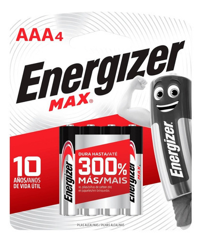 20 X Pilas Alcalinas Aaa Energizer Max Blíster X 4 S. Martin 0