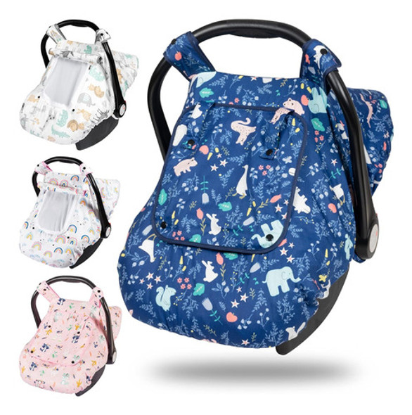 Fundas Asiento Coche Bebé Ventana Malla Transpirable Azul 0