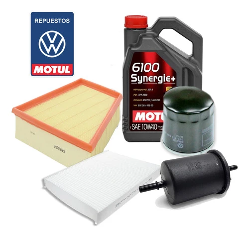 Kit Service Suran 1.6 2014 2015 2016 + Aceite Motul 10w40 0