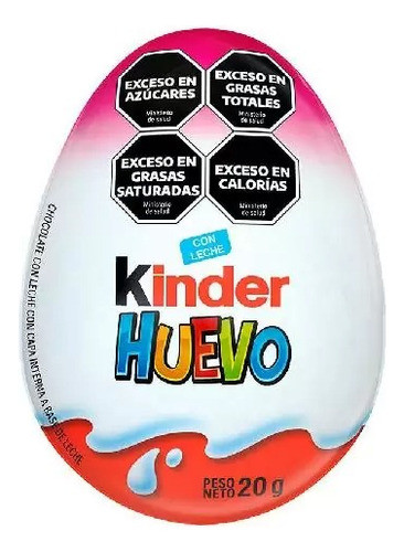 Huevo Kinder Sorpresa Para Niña Chocolate Con Leche 0