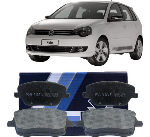 Pastilha De Freio Dianteiro Syl Volkswagen Polo 2003 A 2014 0