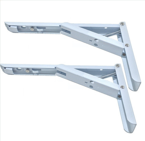 Mensula Mesa Rebatible 19 Cm Blanco 1 Par Resorte Traba Tuyu 0