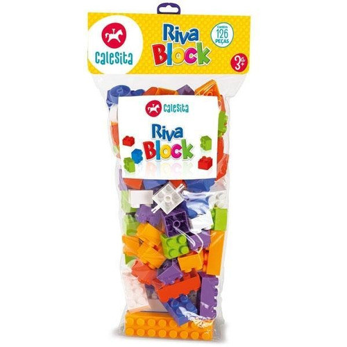 Bolsa Didactica Con Bloques Encastre 126 Pzas Calesita R006 0