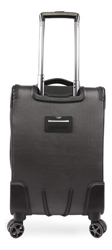 Brookstone Equipaje Elswood Maleta Giratoria, Carbón Oscuro, 1