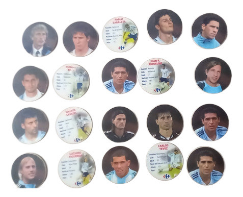 20 Tazos Carrefour- Selección Argentina Alemania 2006 0