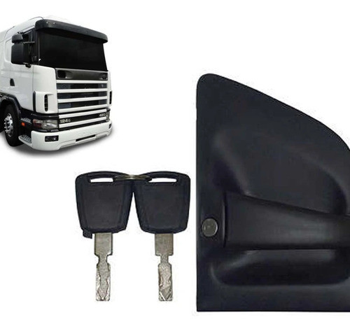 Macaneta Porta Esquerda Com Miolo Chave Para Scania 114 124 0
