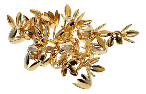 50x Borla Ajustável Couro Seda Cordão Final 18x14mm 0