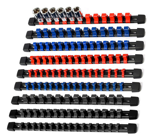 Organizador De Herramientas Abs, 9 Piezas, Clips 6-13 Mm 0