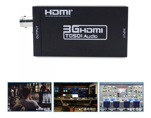 Conversor Hdmi V1.4 Para Sdi Alta Definição 1080p 0