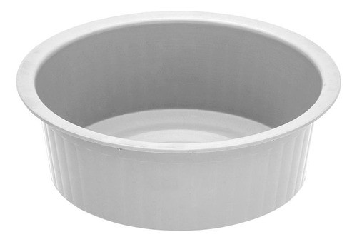 Bacia Plástica Canelada Plasvale 13,5l Branca - 354/8510 0