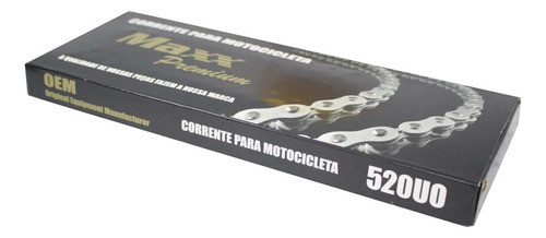 Corrente 520uo X 110l Cb 300 Xre 300 Cb 250 C/ Retentor Maxx 0