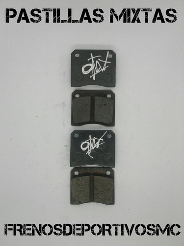 Kit X2 Discos Deportivos+pastillas Mixtas Fiat 1500/1600/125 1