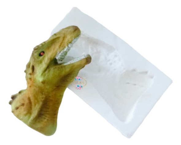 Molde De Silicone Cabeça De Dinossauro Realista 0