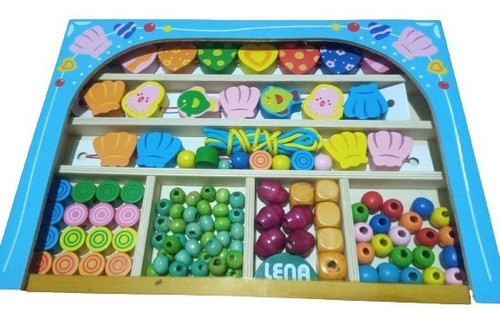 Kit Armado De Pulseras Únicos De Madera Ideal Niños 0
