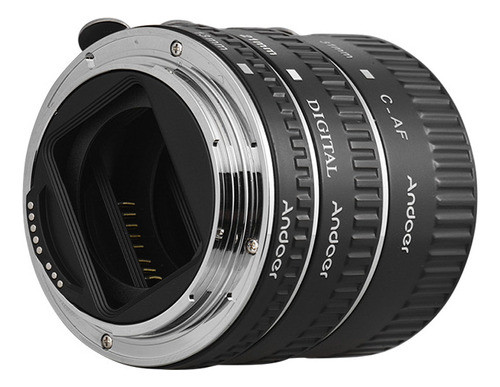 Para Tubo De Extensão Macro Andoer Tube Canon Ef E Ef-s All 1