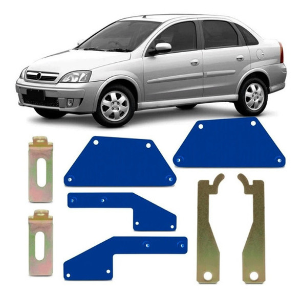 Kit Suporte Trava Elétrica Corsa Classic 2003 A 2013 0