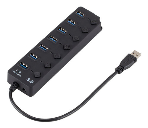 Usb 3.0 Hub Splitter 7 Portas Com On / Off Switches De Alta 0