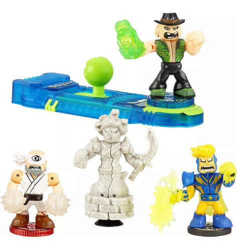 Akedo Legends Power Storm 4 Figuras Original Verde Lelab 1
