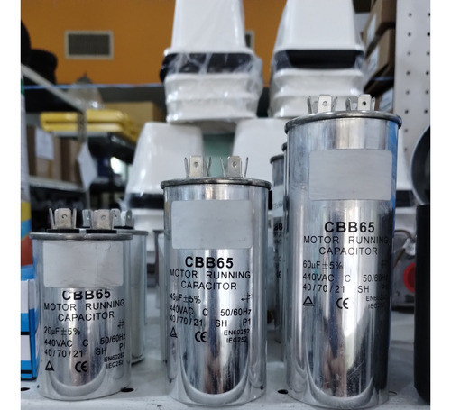 Capacitor Metálico 45uf 440v Aire Acond  Y Otros 1