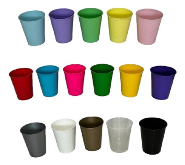 Vasito Plastico 250 Cc Infantiles X 50 Unid 0