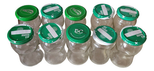 Frascos Vacíos Con Tapa De Mermelada (cantidad 10) 0