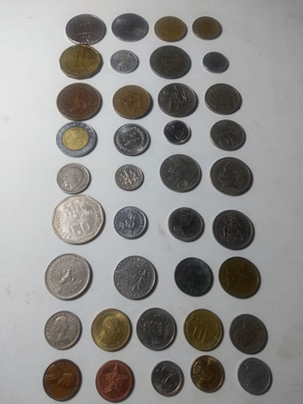 Excelente Lote De Monedas Mundiales Todas Distintas 0