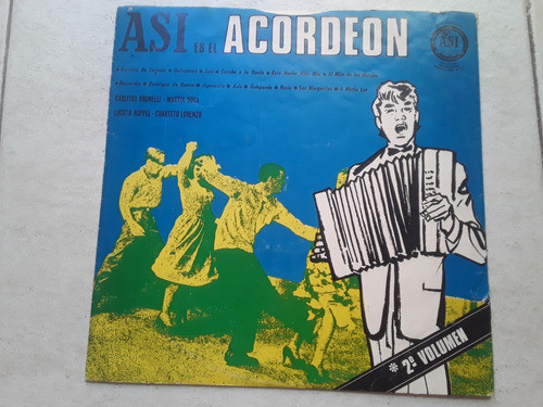 Cuarteto Lorenzo ( Rovira) Brunelli Ruppel Acordeón Lp Kktus 0