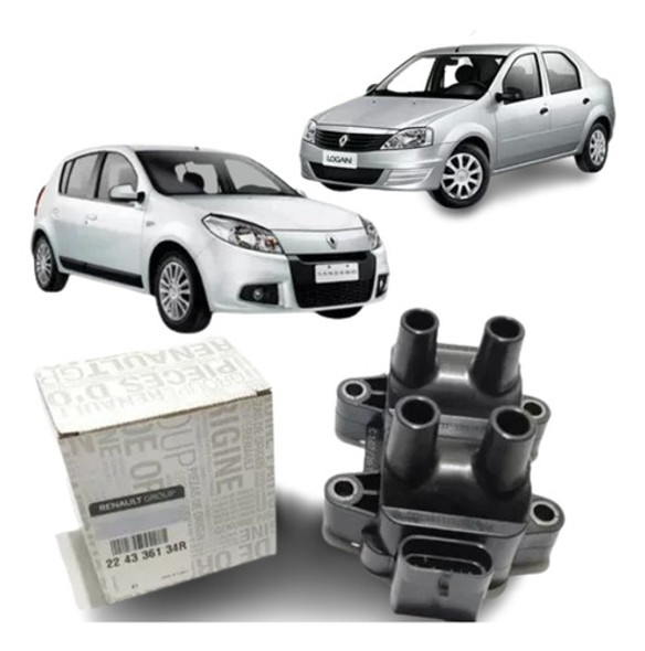 Bobina Logan Sandero Clio K7m 1.6 8v Original Oferta!!!! 0