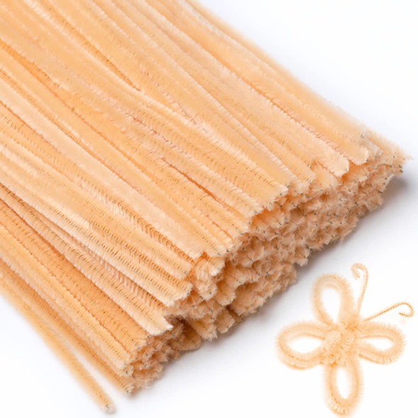 Limpiapipas De Chenile De 30cm Pack 200u Beige 0