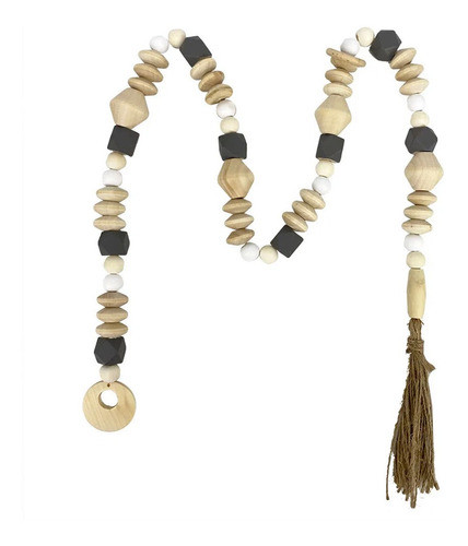 Colar Decorativo De Mesa Branca E Cinza 120cm Hd3016 Btc 0