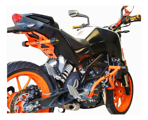 Defensa Trasera Con Sliders Jpl Ktm 200 0