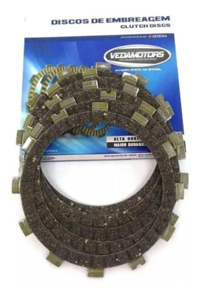 Kit Discos De Embrague Vedamotors Brasil Cg 125 5 Discos 0