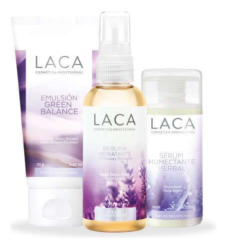 Kit X3 Para Pieles Sensibles Laca 0