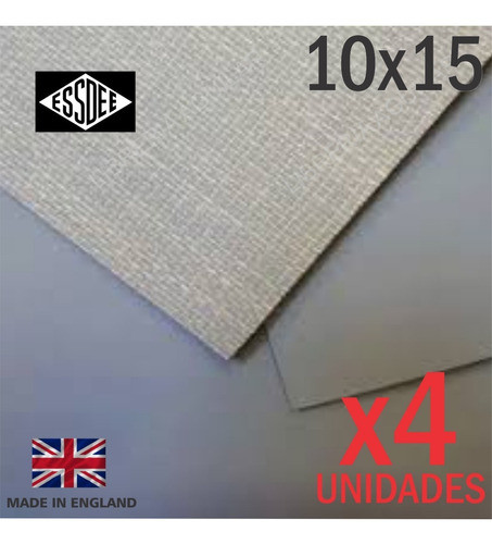 4 Placa Linoleo Linoleum Inglaterra 10x15 Xilografia Essdee 1