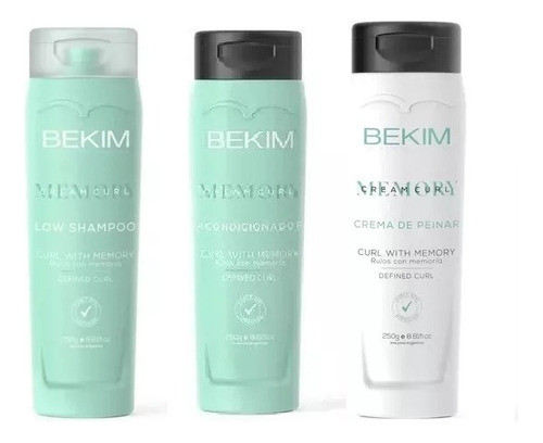 Kit Memory Bekim Shampoo + Acondicionador + Crema De Peinar 0