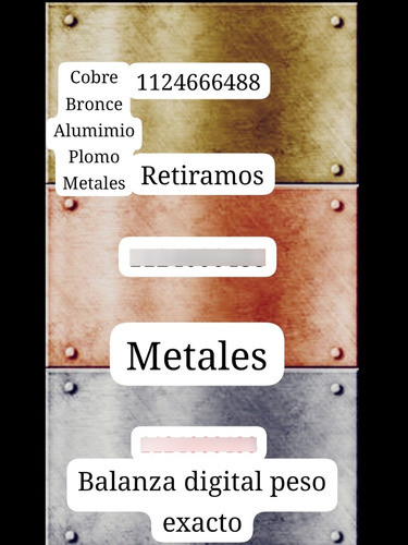 Compr, X Kilo Bronce Plomo Cobre Aluminio Bateria 0