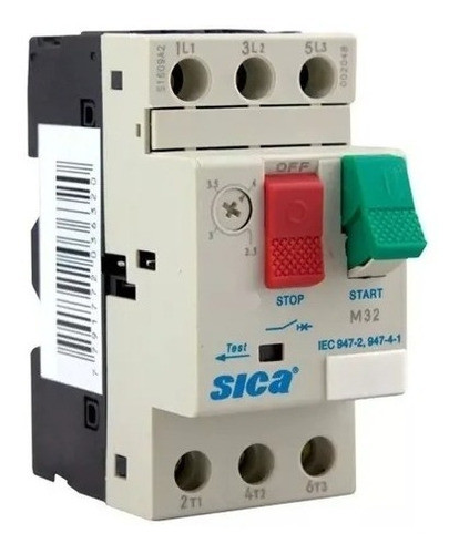Guardamotor Protector M32 Trifasico Reg.17.0-23.0 Amp Sica 0
