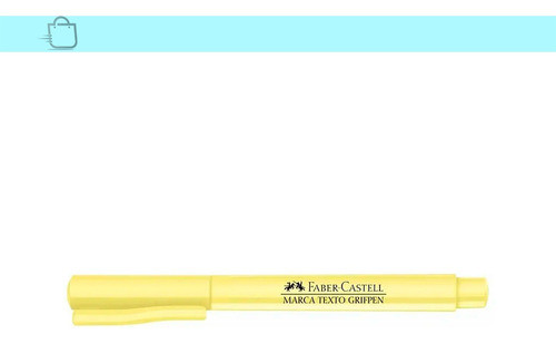Marca Texto Amarelo Tons Pastel Grifpen Faber-castell 1