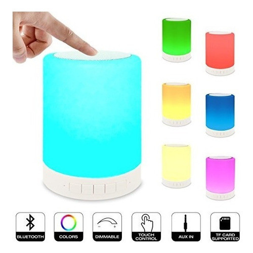 Lampara Musical Touch Bluethooth 5w 1