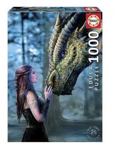 Rompecabeza Puzzle Érase Una Vez Dragon 1000 Piezas Educa Ax 0