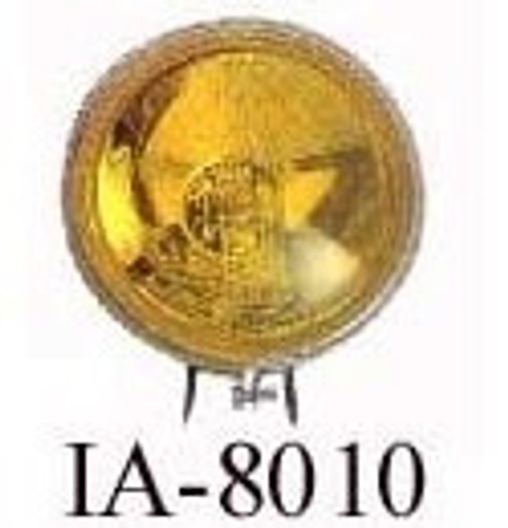 Par Faro Iodo Auxiliar Redondo Carcaza Cromada Cristal Iael 1