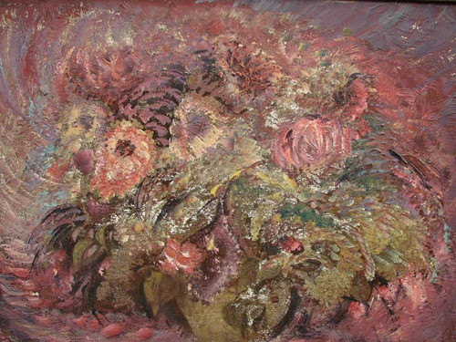 Anonimo / Flores / Oleo Enmarcado / 32 X 40 # 1612 1