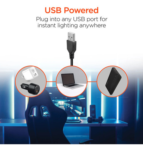 Tira De Luz Led Multicolor Hypergear 3m - Sportpolis 1 Tira De Luz Led Multicolor Hypergear 3m - Sportpolis 1