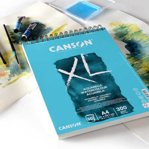 Bloco Xl Aquarelle Canson 30fls A4 300g 1