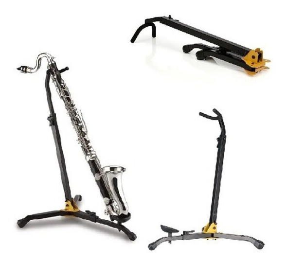 Soporte De Clarinete Bajo O Fagot Hercules Ds561bb Playback 0