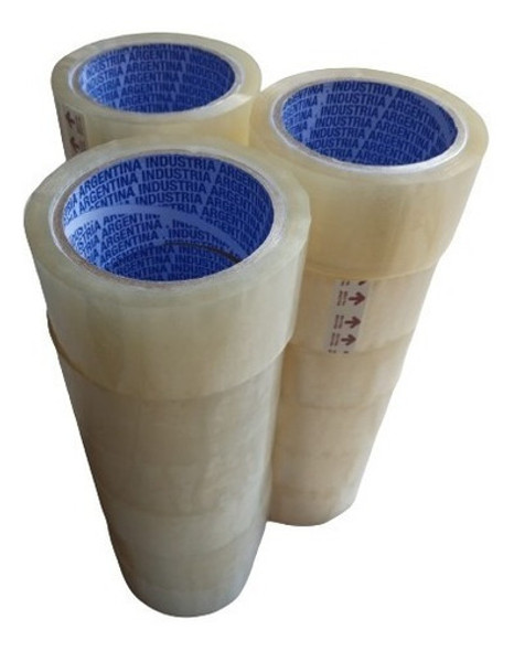 Cinta De Embalar Transparente 48x100 Autoadhesiva 0