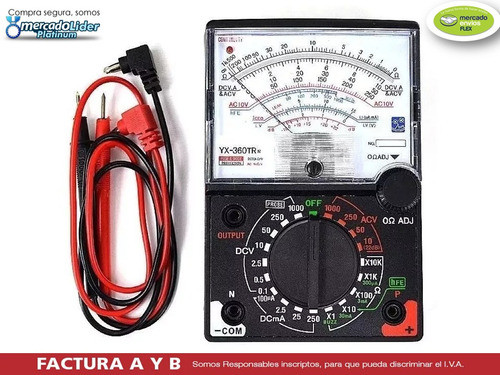 Tester Multimetro Profesional Analogico Aguja Compacto 1