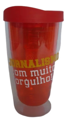 Copo Caneca Profissão Jornalismo Parede Dupla 0
