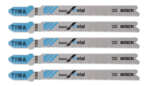 Hoja Sierra Caladora Bosch T118a Básicas P Metal X5u 1