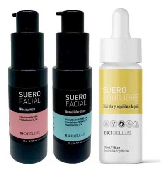 Kit Suero Niacinamida + Hialuronico + Equilibre Biobellus 0 Kit Suero Niacinamida + Hialuronico + Equilibre Biobellus 0